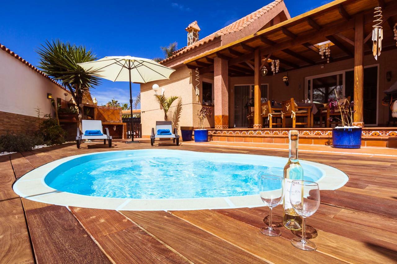 Villa Hibiscus Centrum Corralejo Beach Private Pool Family Ngoại thất bức ảnh
